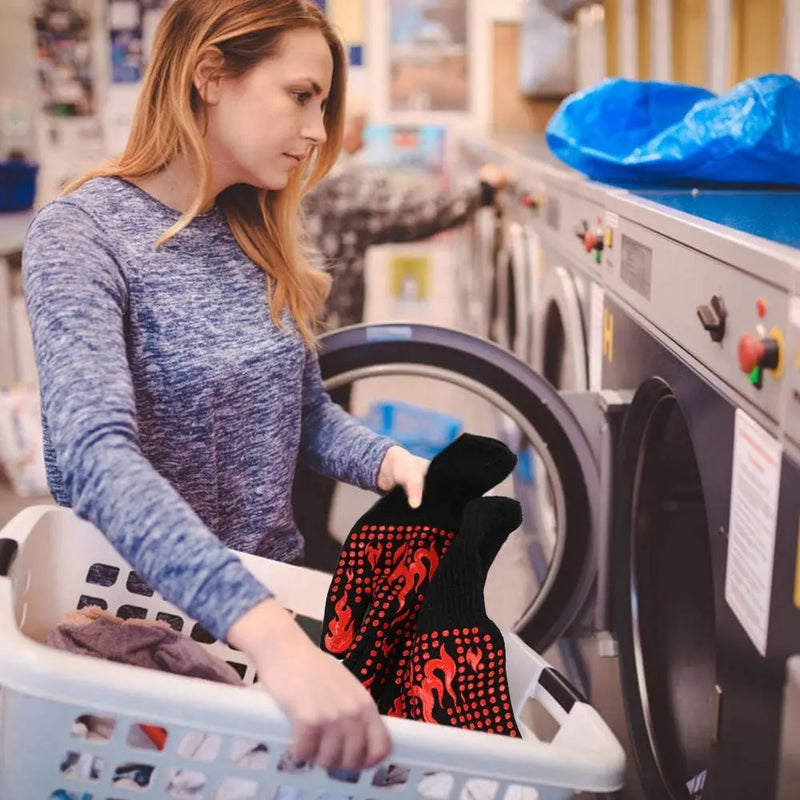 Luva Universal Antiderrapante e Resistente ao Calor para Churrasco e Forno – Luva de Cozinha à Prova de Fogo, Ideal para Altas Temperaturas de até 80°C