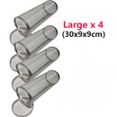 Grelha para Churrasco, Gaiolas de Churrasco, Utensílios de Cozinha para Camping e Piquenique, Grelha Redonda para Churrasqueira ao Ar Livre, Grelha para Fogueira, Cesta Giratória para Grelhar