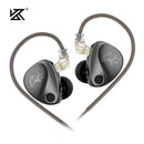 Fone de Ouvido KZ Castor In Ear HiFi 2DD Dinâmico de Alto Desempenho com Armadura Balanceada Ajustável – Fones de Monitoramento com Cancelamento de Ruído