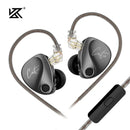 Fone de Ouvido KZ Castor In Ear HiFi 2DD Dinâmico de Alto Desempenho com Armadura Balanceada Ajustável – Fones de Monitoramento com Cancelamento de Ruído