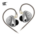 Fone de Ouvido KZ Castor In Ear HiFi 2DD Dinâmico de Alto Desempenho com Armadura Balanceada Ajustável – Fones de Monitoramento com Cancelamento de Ruído